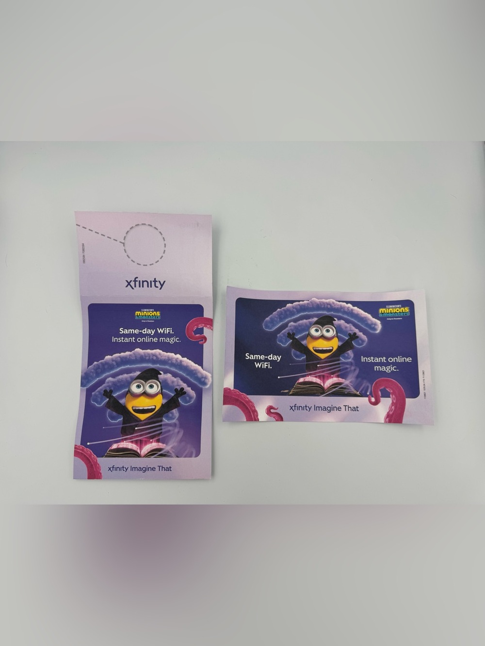 Illumination Minions & Monsters Xfinity Promo Mailer Lot Movie Collectible